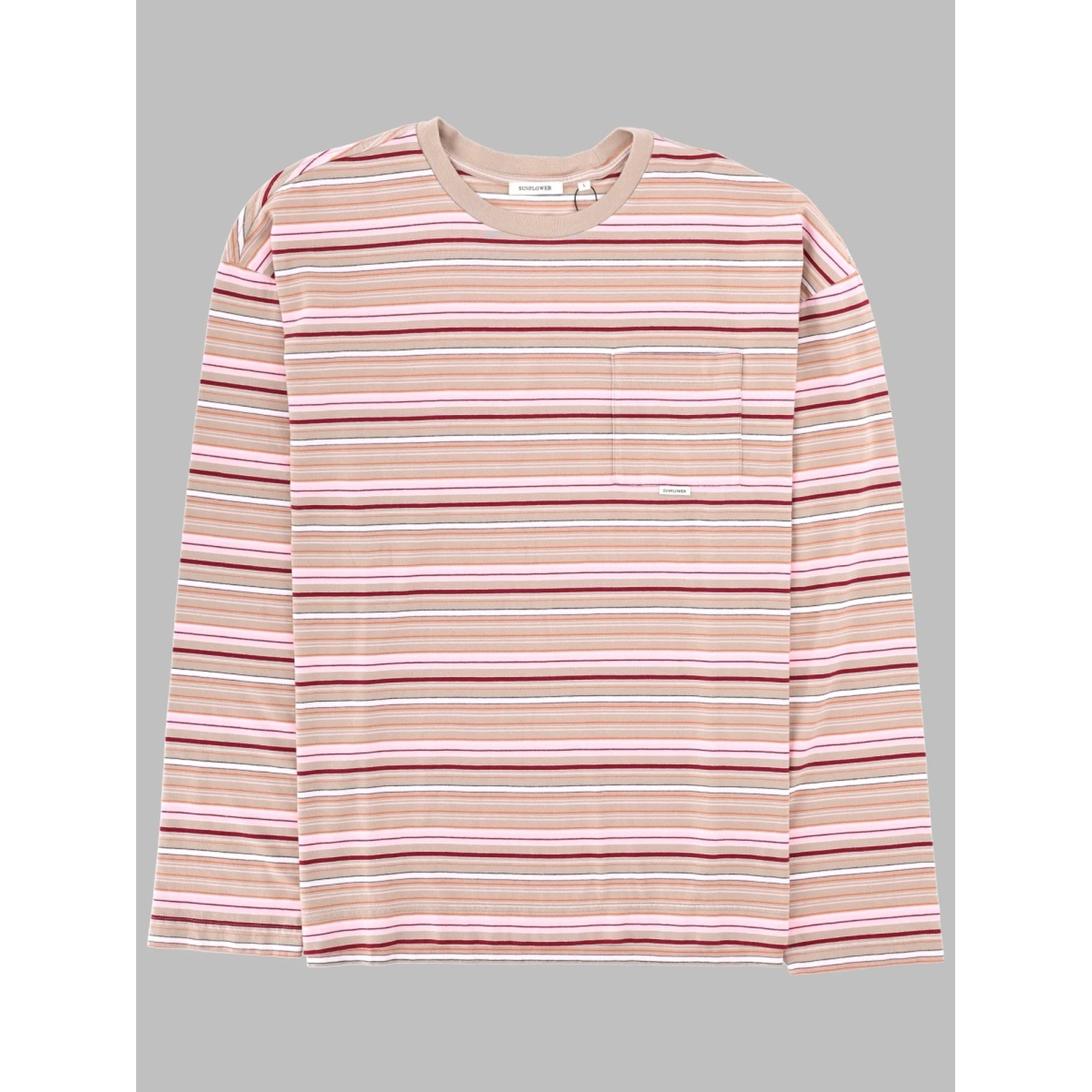T-SHIRT A MANICA LUNGA IN COTONE