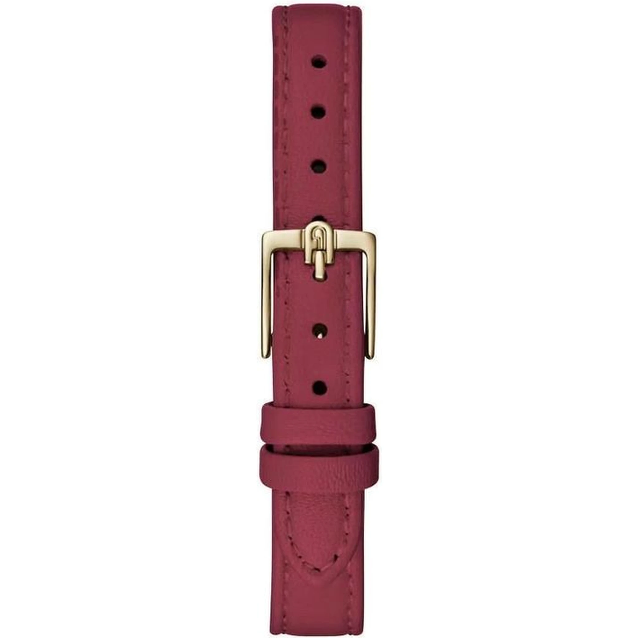 Red Leather Dress Watch
