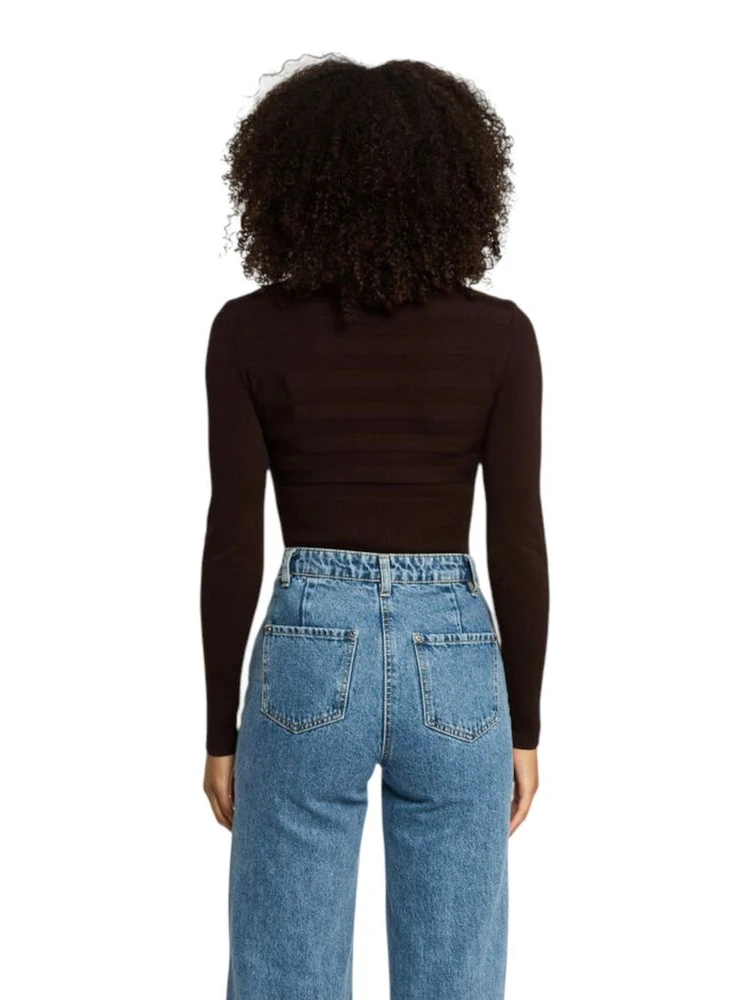 Brown Viscose Turtleneck alternative