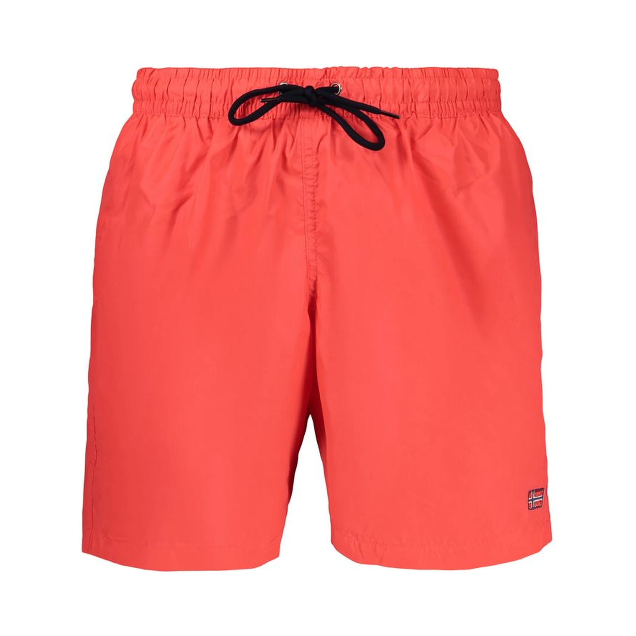 Red Polyamide Men's Swim Boxer
