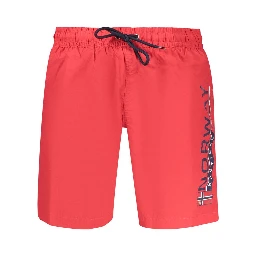 Rosso Poliammide Uomo Swimwear
