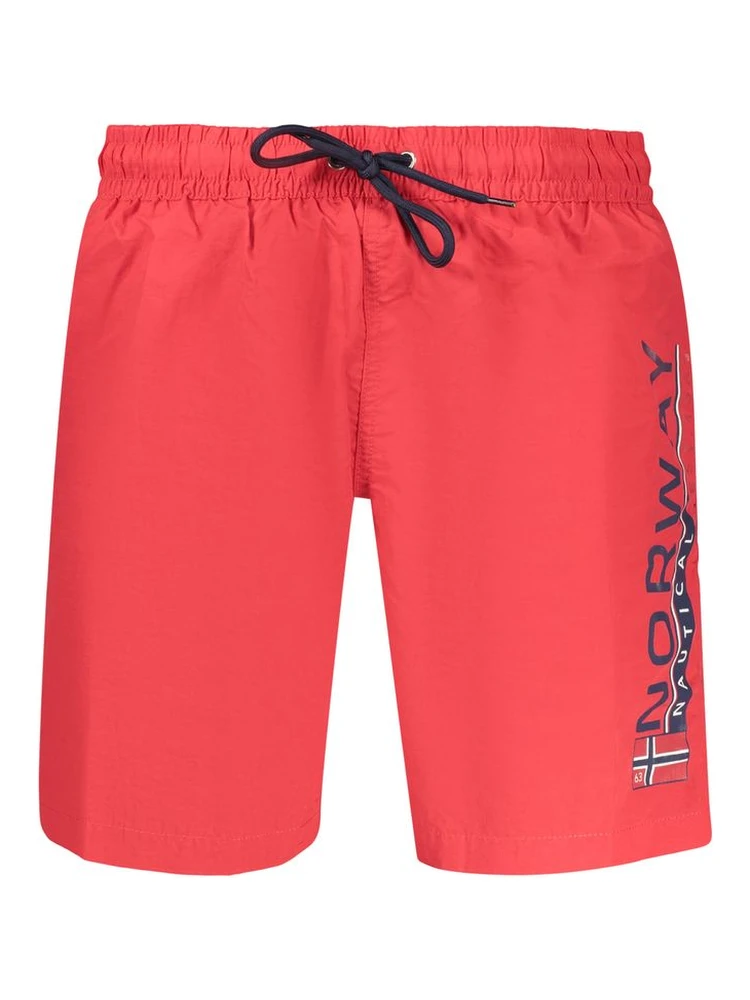 Rosso Poliammide Uomo Swimwear