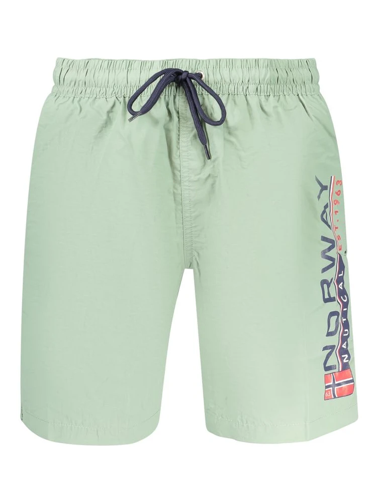 Green Polyamide Swim Shorts