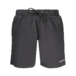 Black Polyamide Men's Swimwear