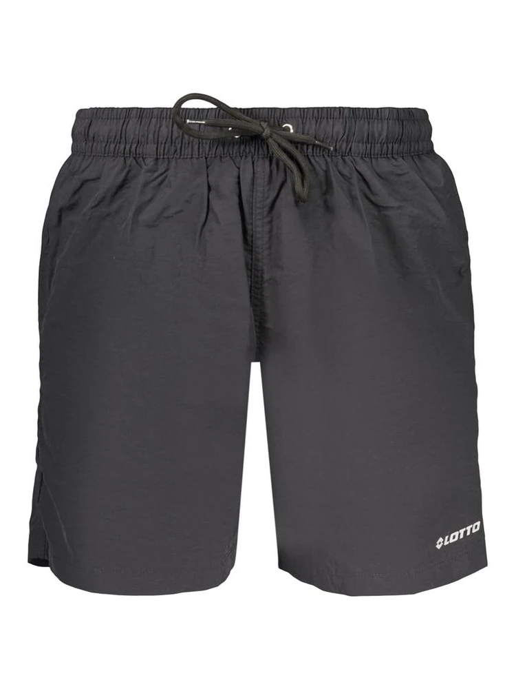 Black Polyamide Men's Swimwear