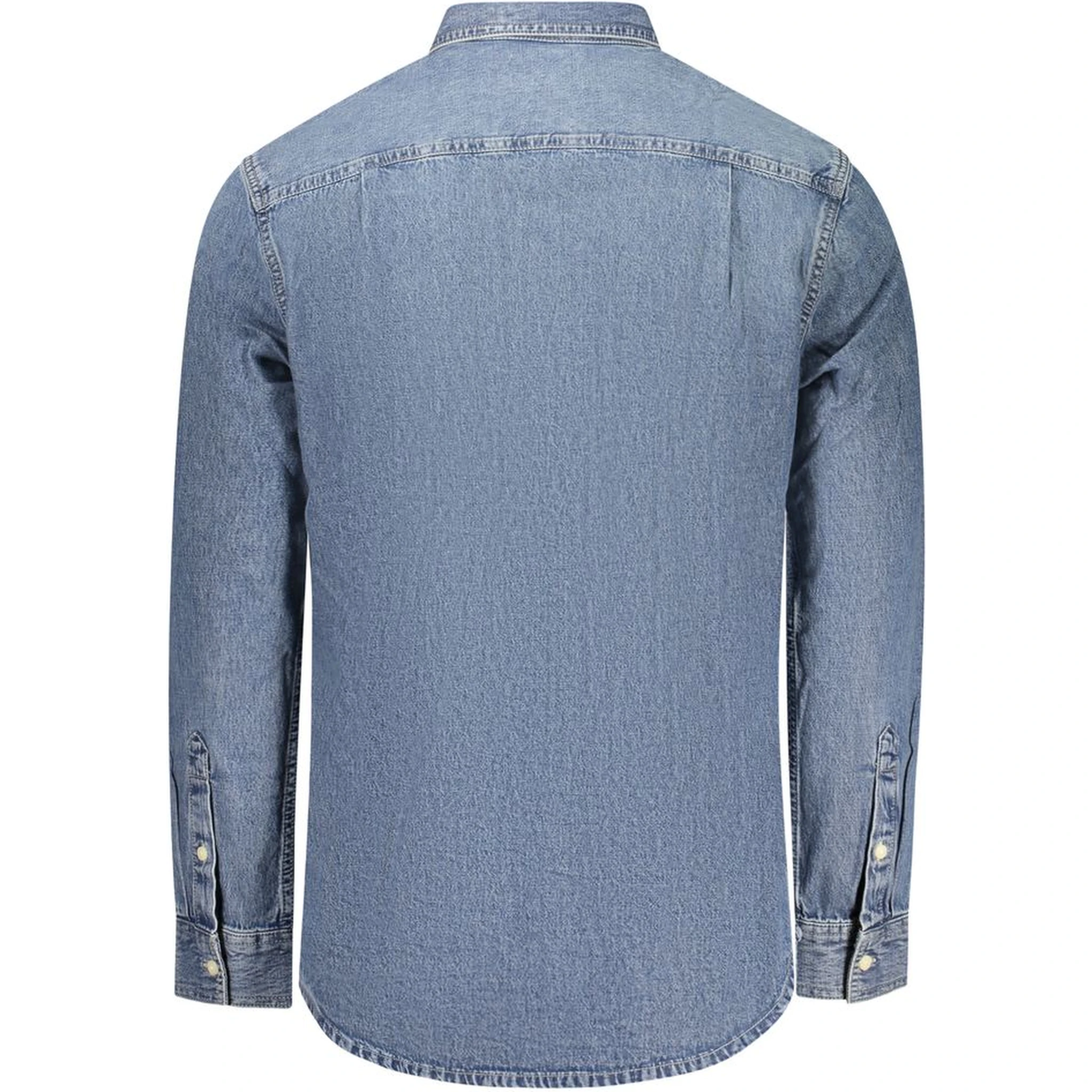 Blue Cotton Men's Shirt