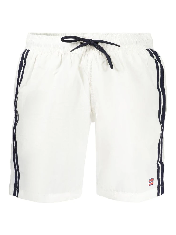 White Polyamide Swim Shorts