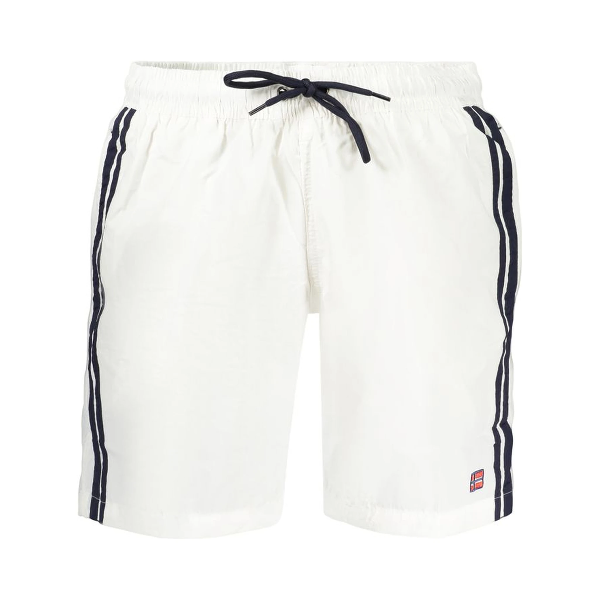 White Polyamide Swim Shorts