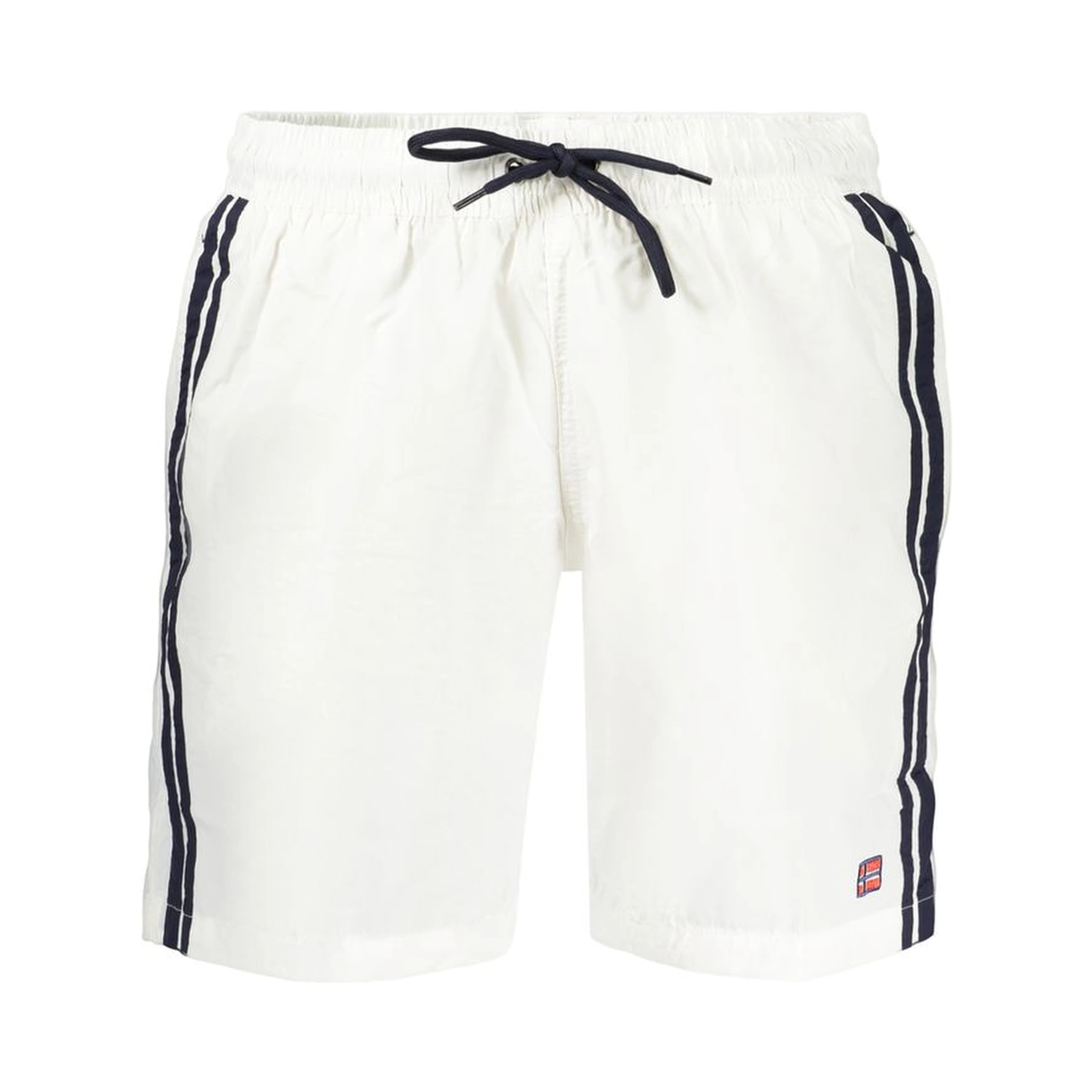 White Polyamide Swim Shorts