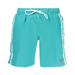 Blue Polyamide Swim Shorts