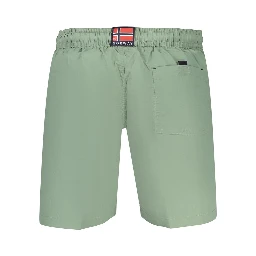 Green Polyamide Men's Swimwear