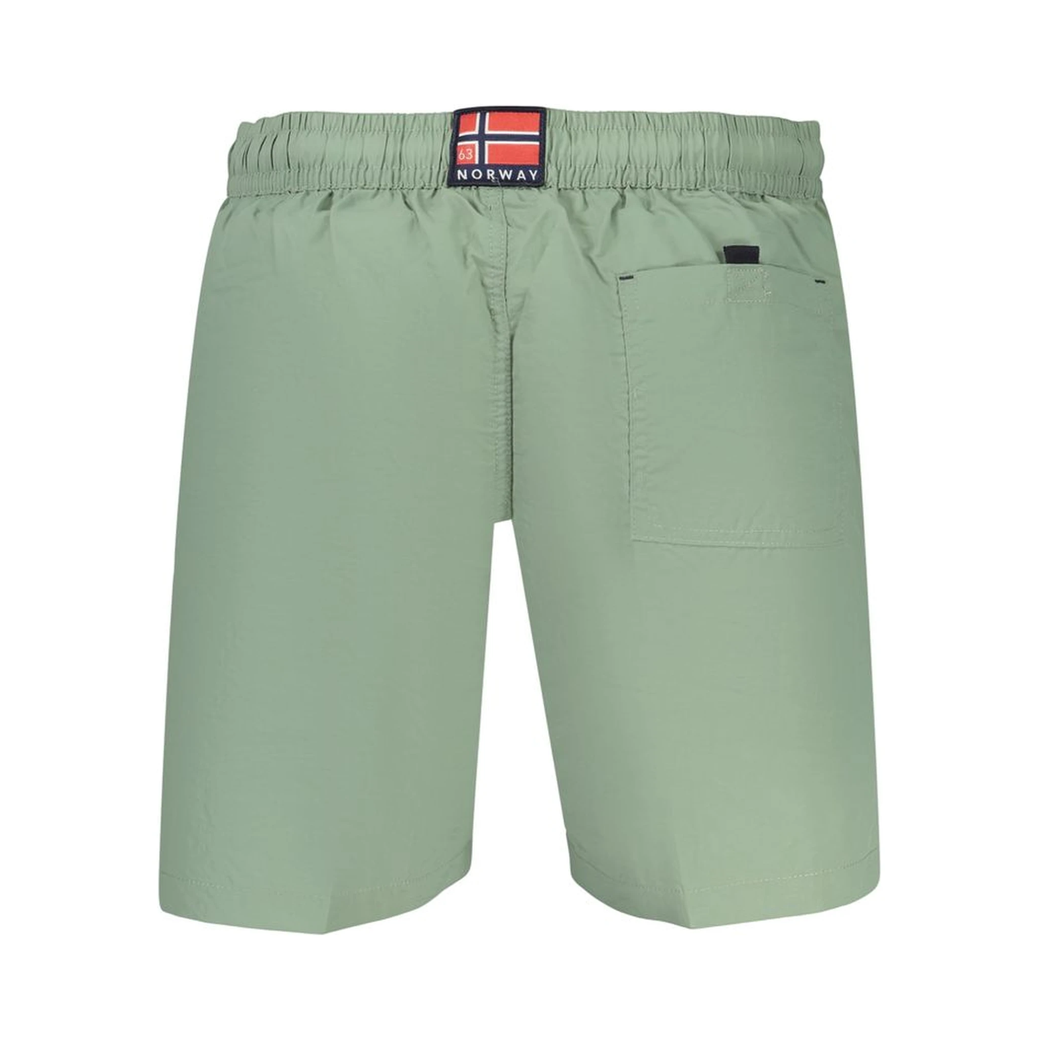 Green Polyamide Men's Swimwear