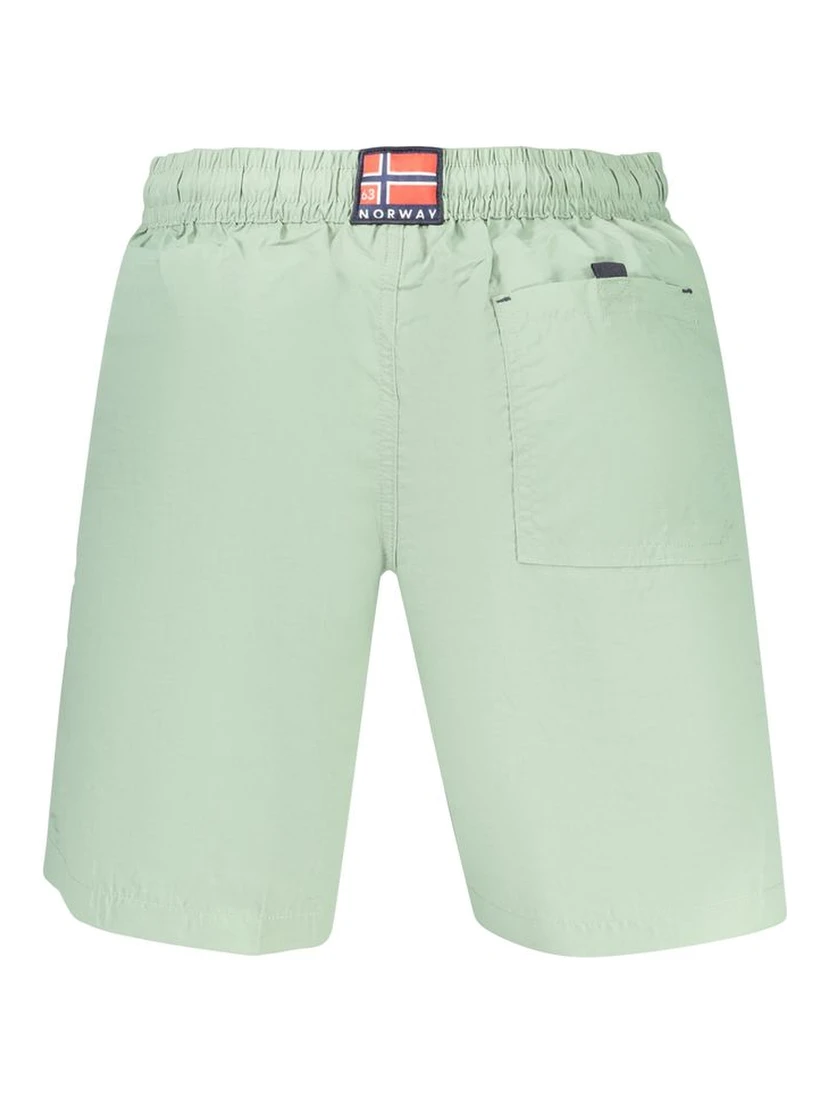 Green Polyamide Swim Shorts