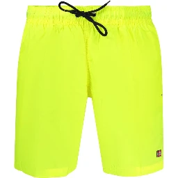 Yellow Polyamide Swim Shorts
