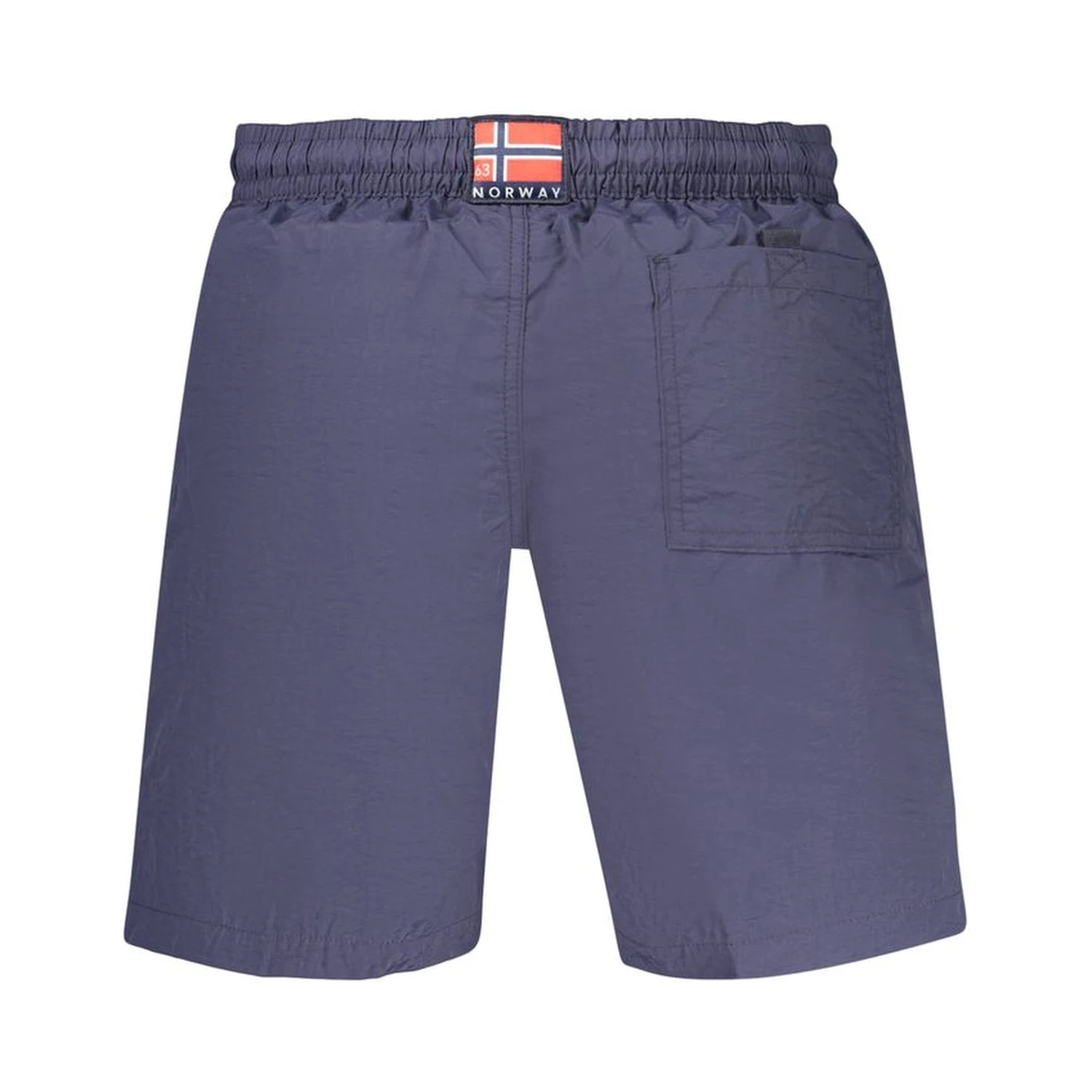 Blue Polyamide Men's Swimwear