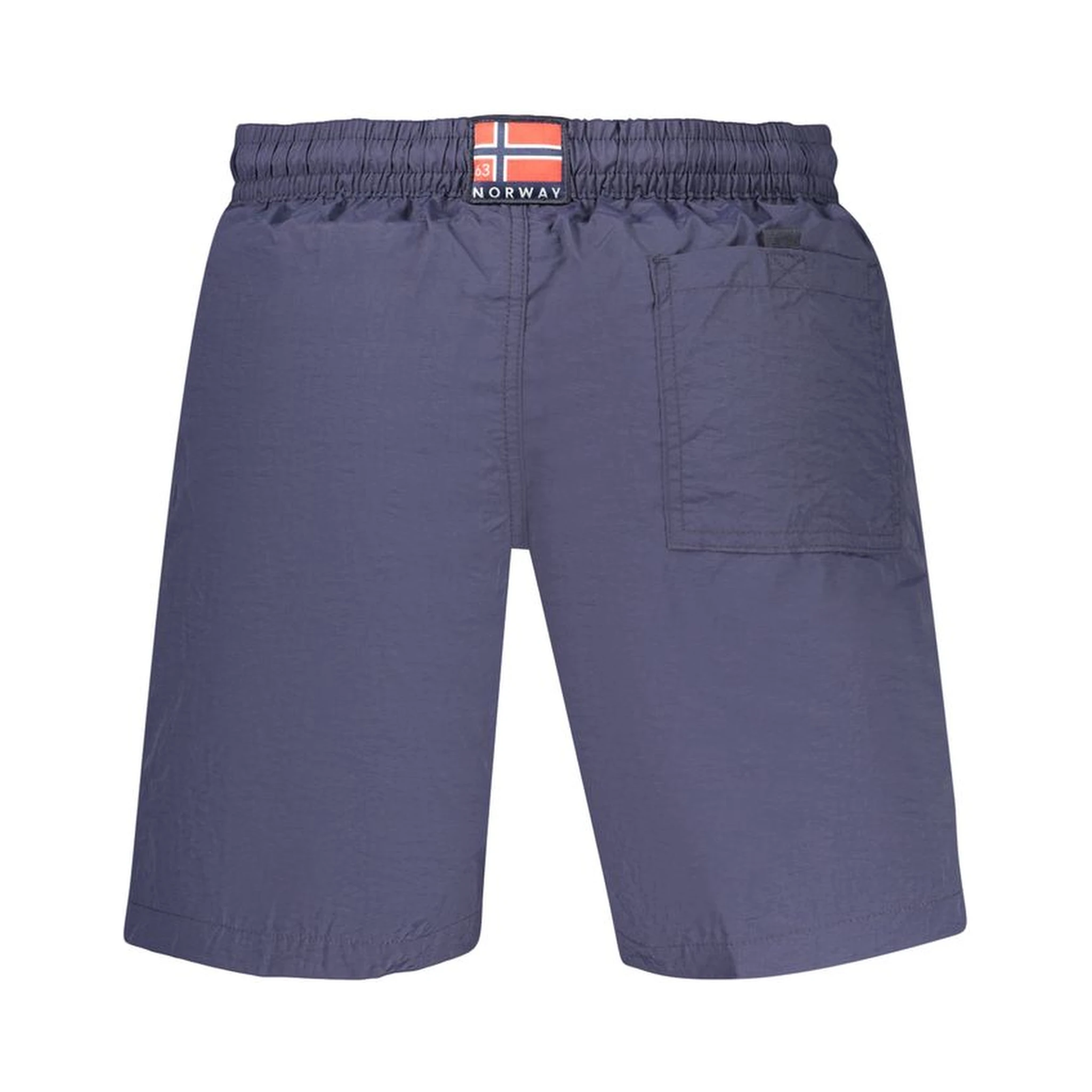 Blue Polyamide Men's Swimwear