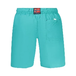 Blue Polyamide Swim Shorts
