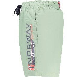 Green Polyamide Swim Shorts