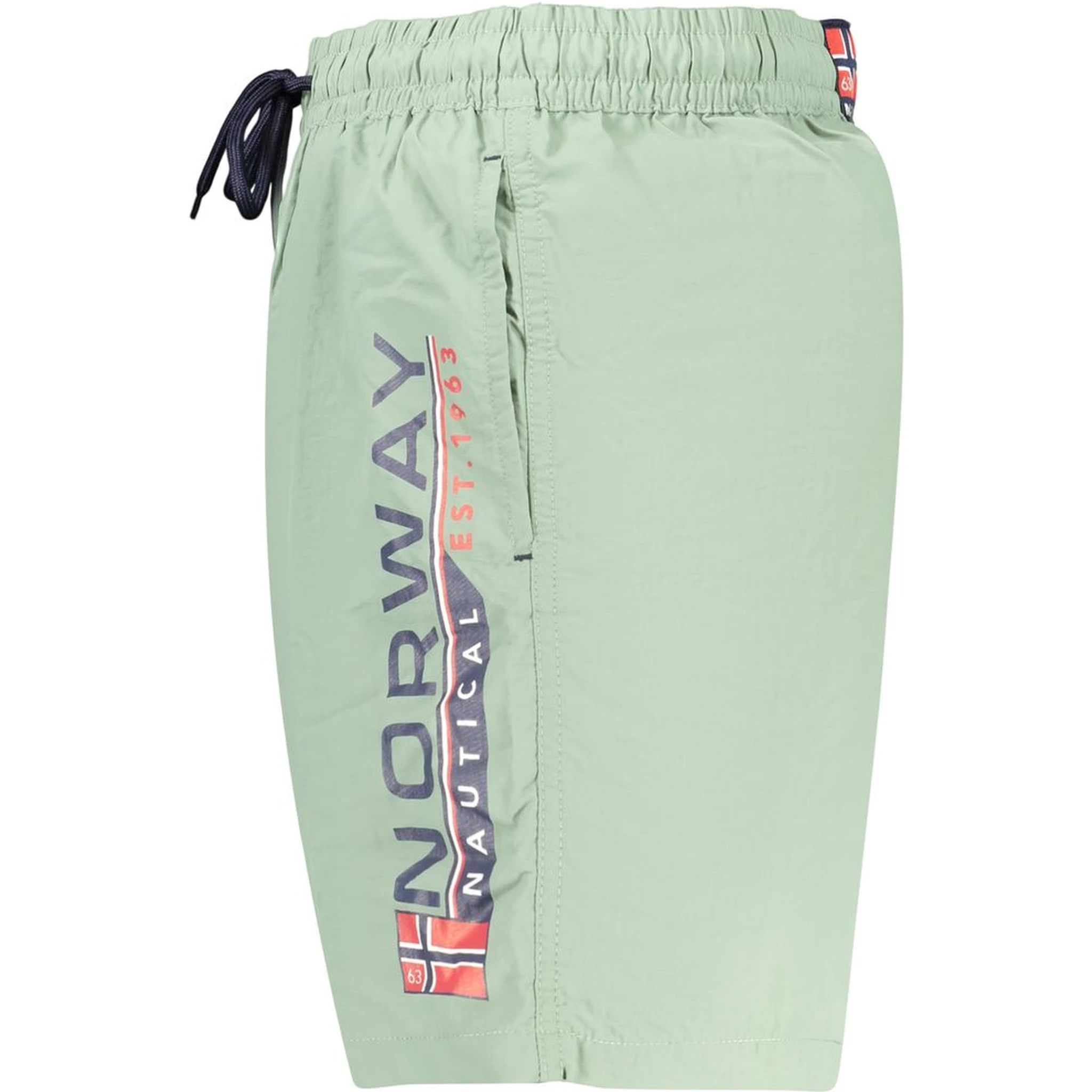 Green Polyamide Swim Shorts