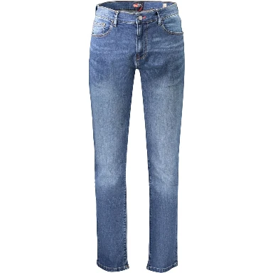 Blue Cotton Men's Jeans