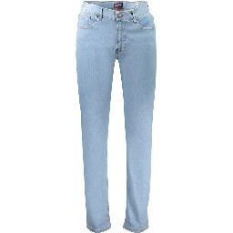 Blue Cotton Jeans Denim
