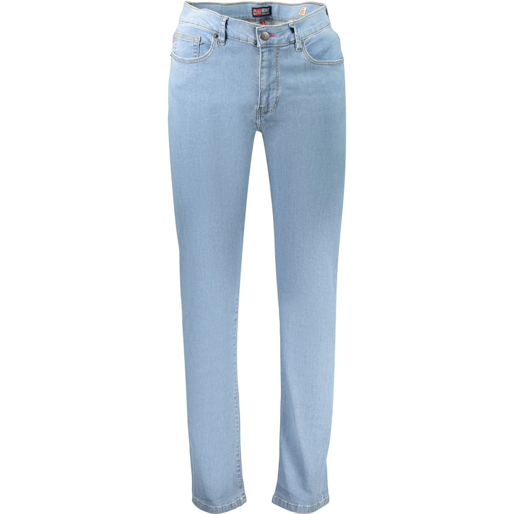 Blue Cotton Jeans Denim