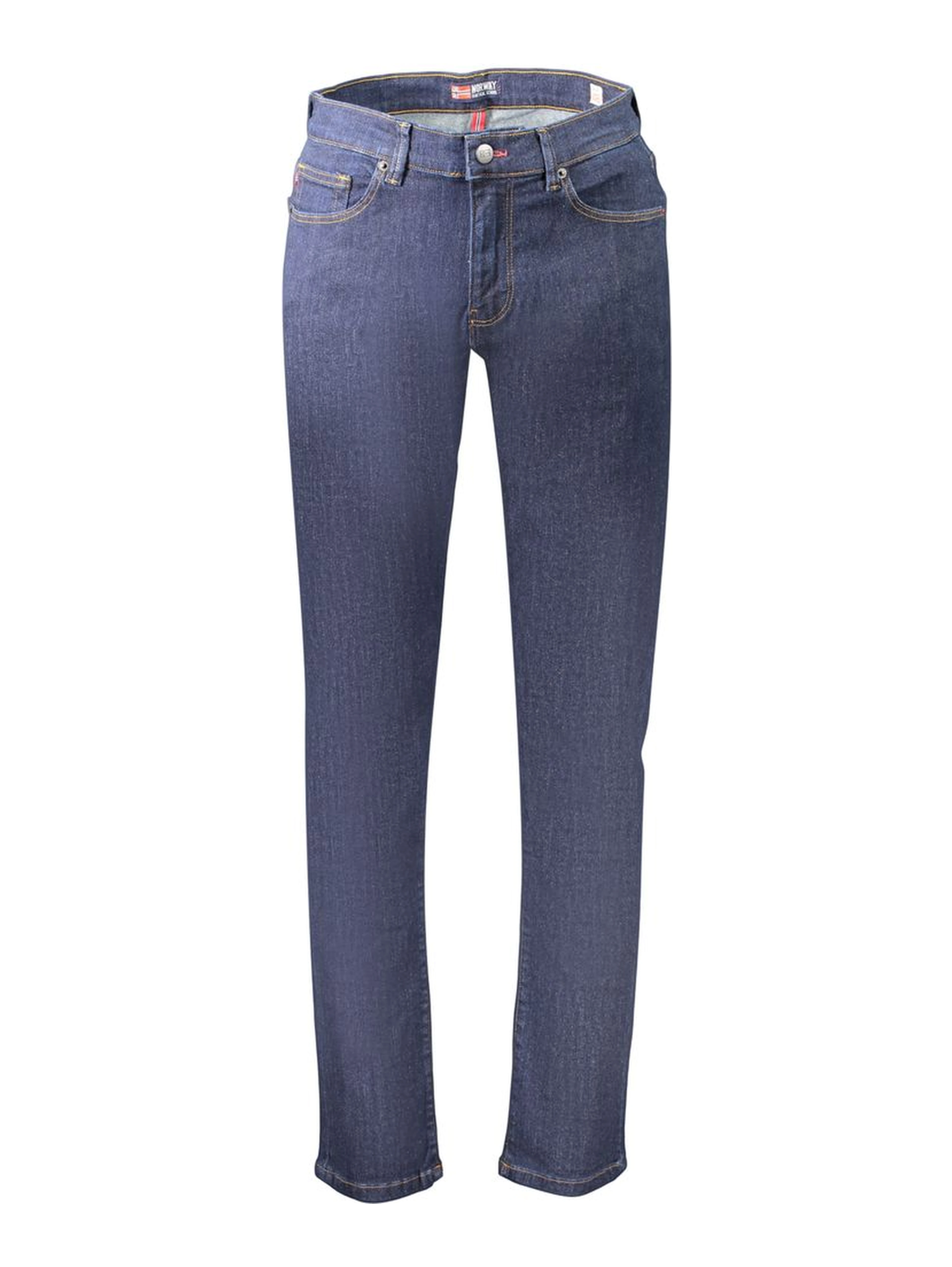 Blue Cotton Jeans Denim