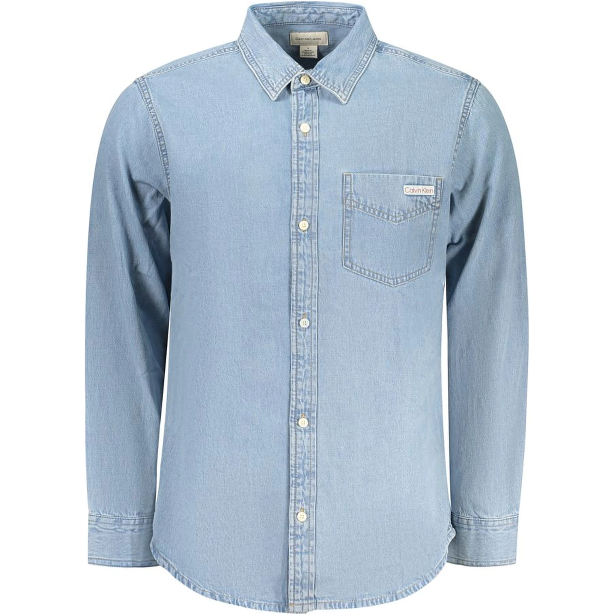 Azzurro Cotton Men's Shirt