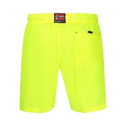 Yellow Polyamide Swim Shorts