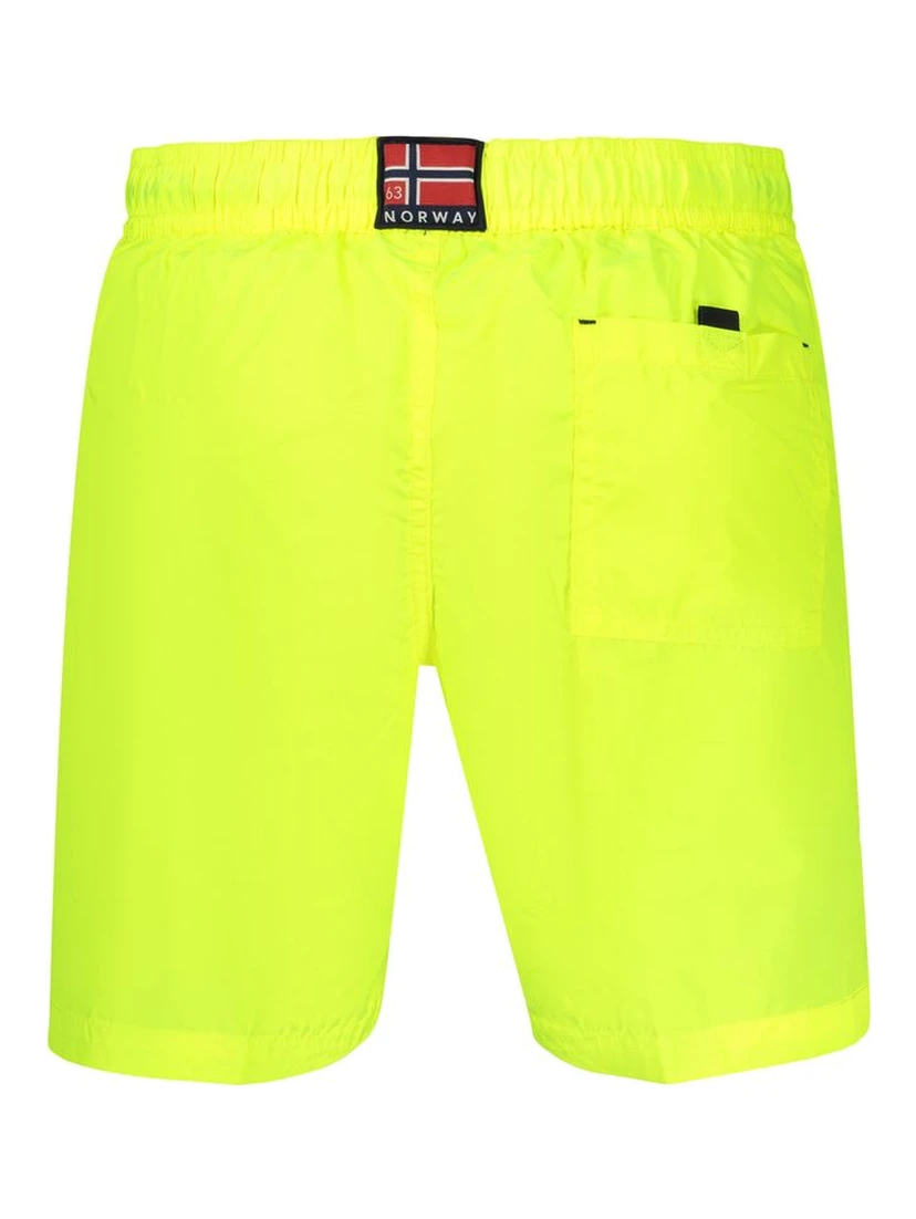 Yellow Polyamide Swim Shorts