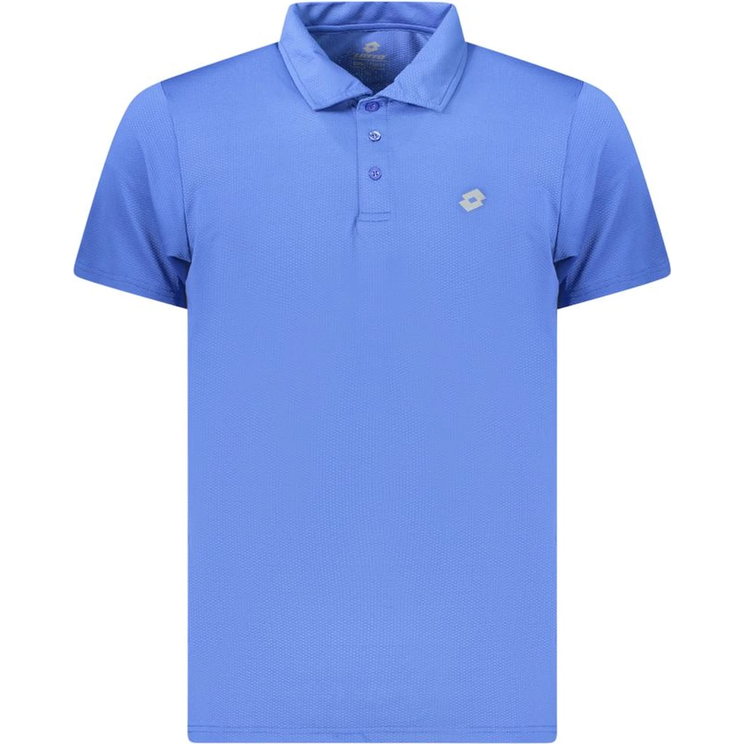Blue Polyester Polo Shirt