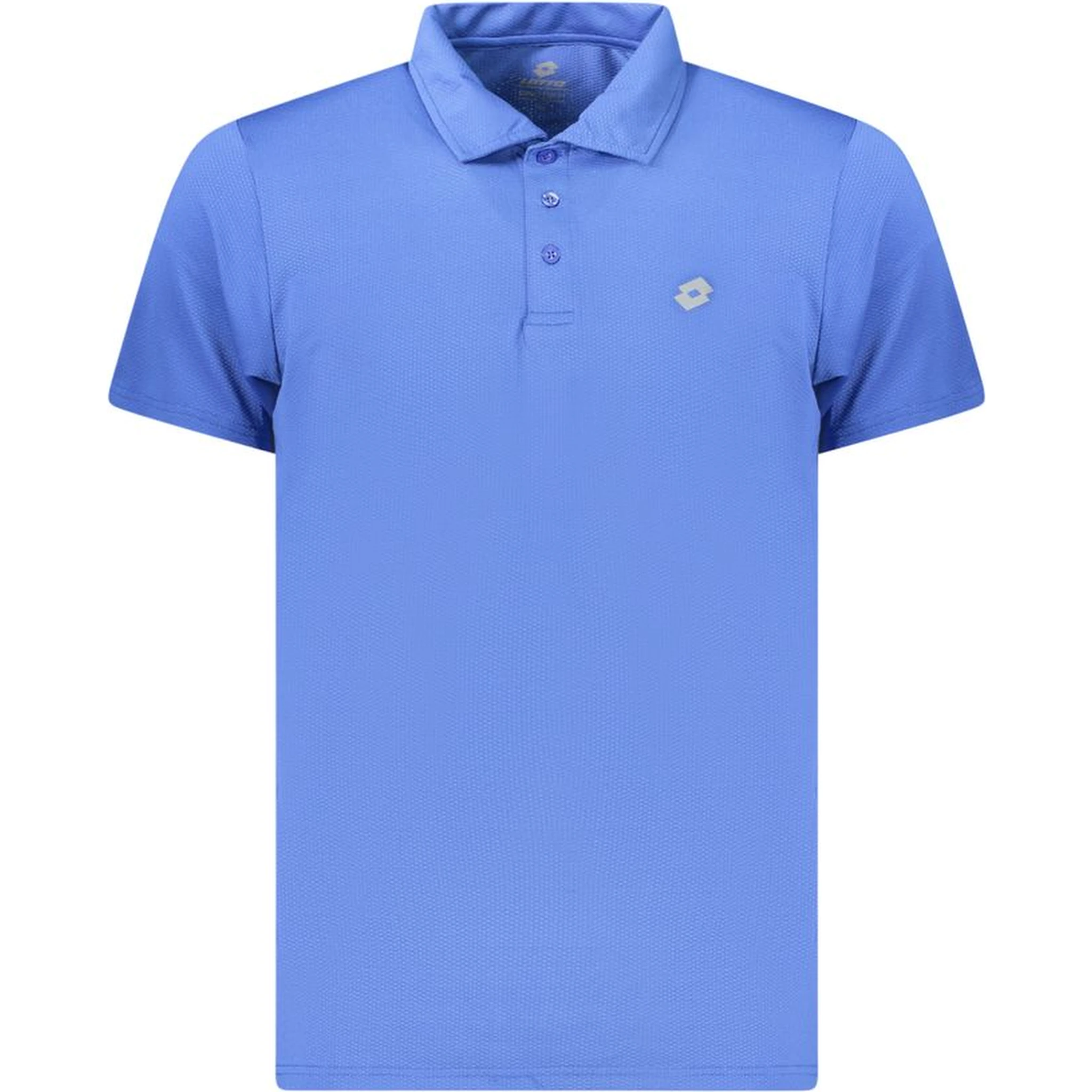 Blue Polyester Polo Shirt