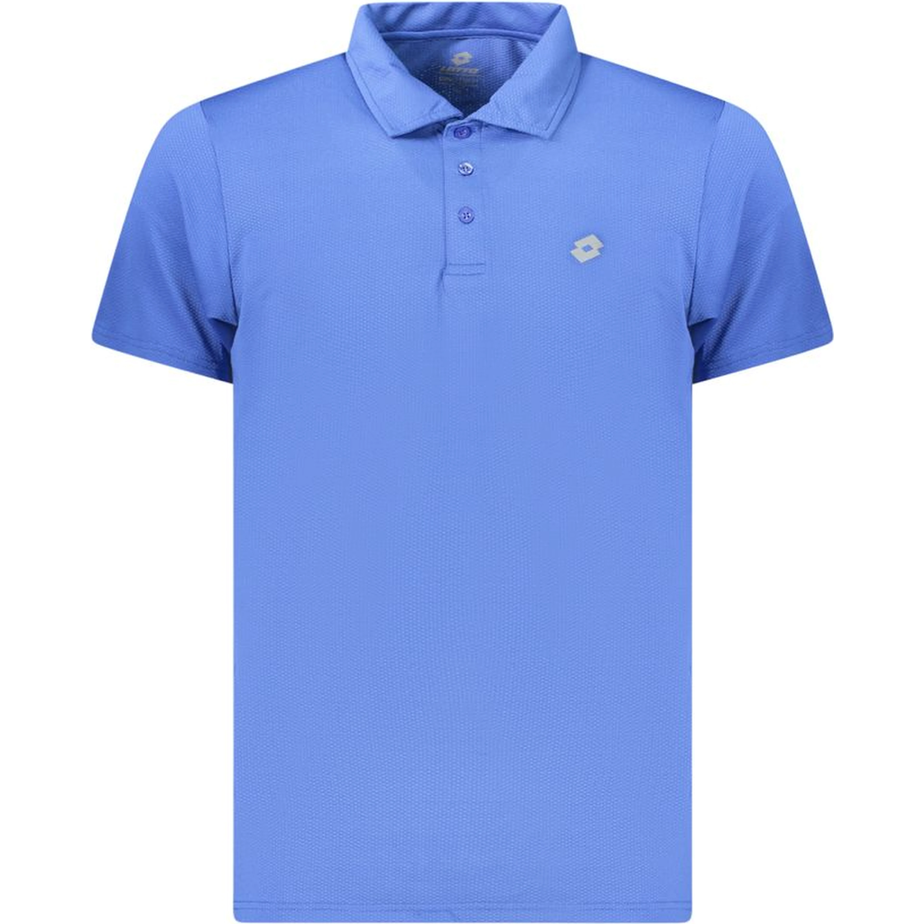 Blue Polyester Polo Shirt