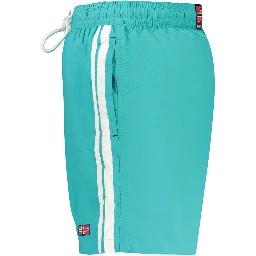 Blue Polyamide Swim Shorts