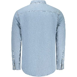 Azzurro Cotton Men's Shirt