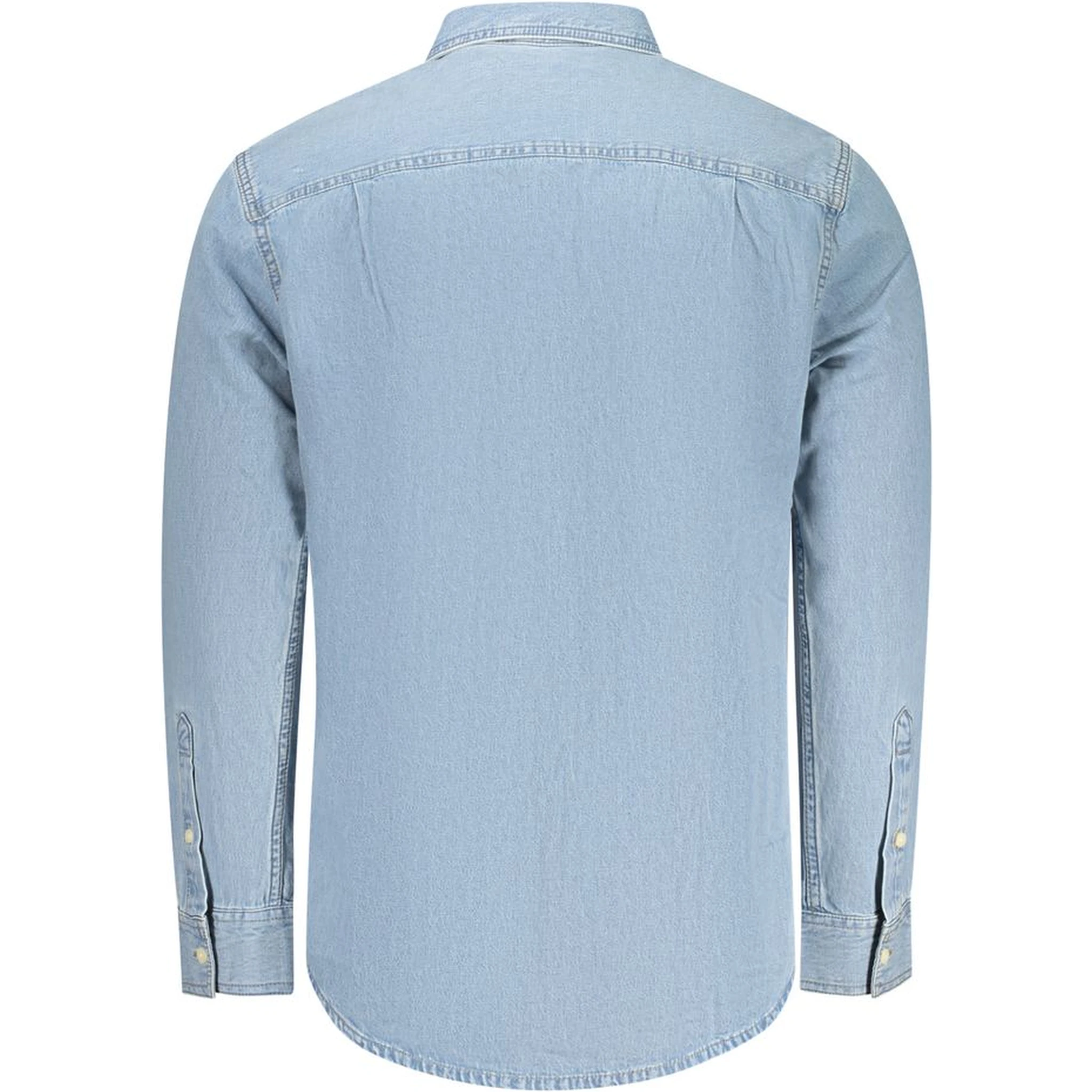 Azzurro Cotton Men's Shirt