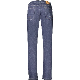 Blue Cotton Jeans Denim