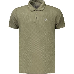 Green Polyester Polo Shirt