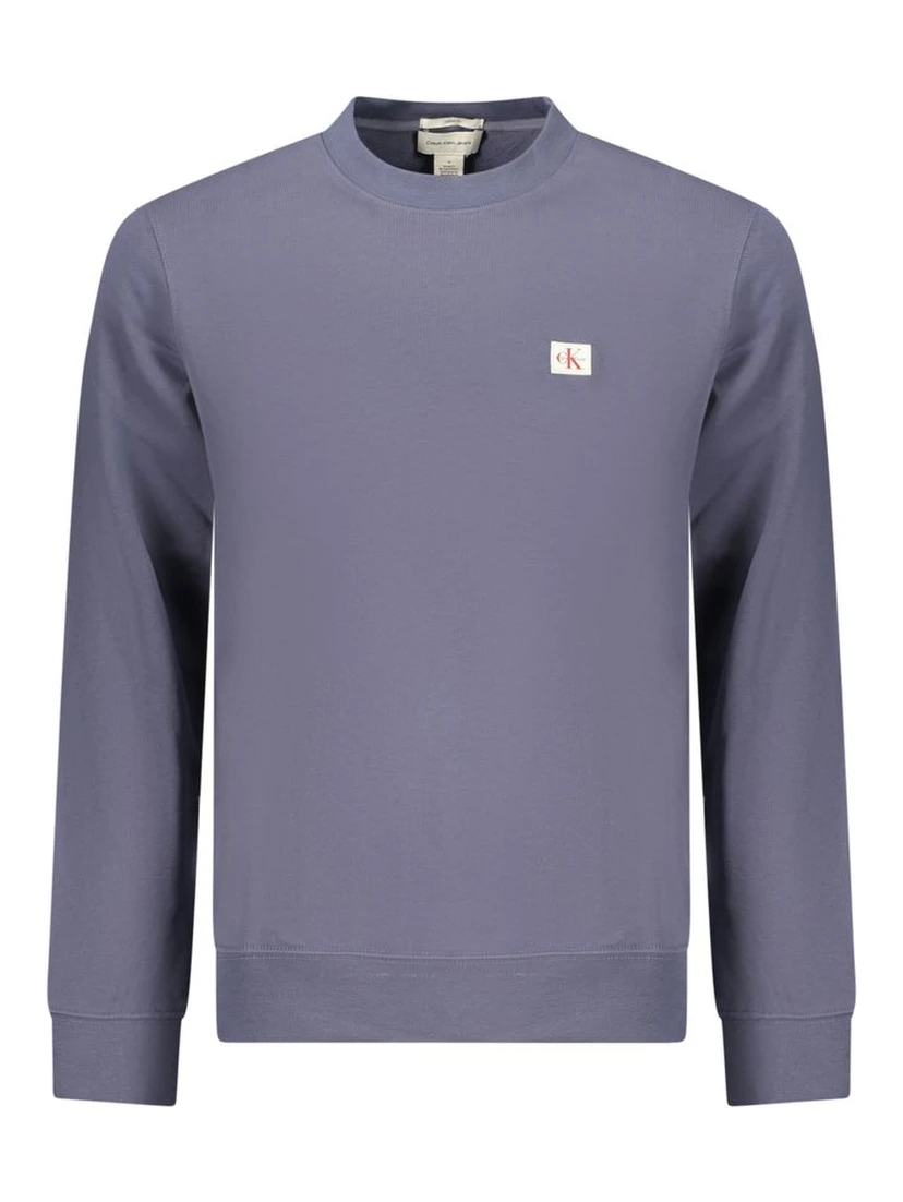 Blue Cotton Sweatshirt