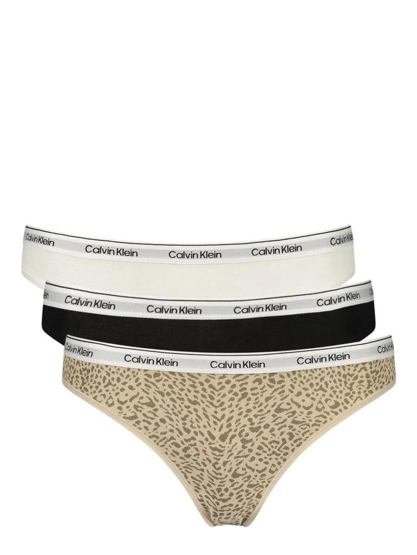 Black Cotton Women's Bikini