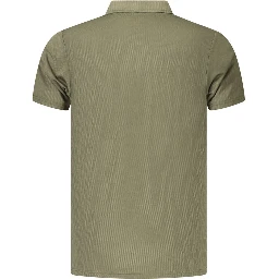 Green Polyester Polo Shirt