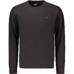 Black Cotton Sweatshirt