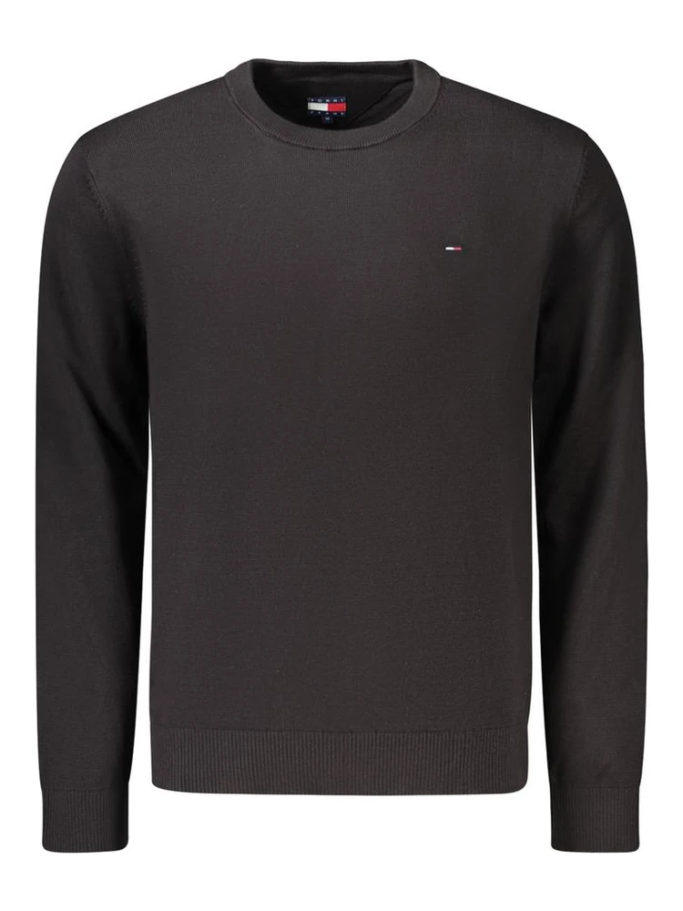 Black Cotton Sweatshirt