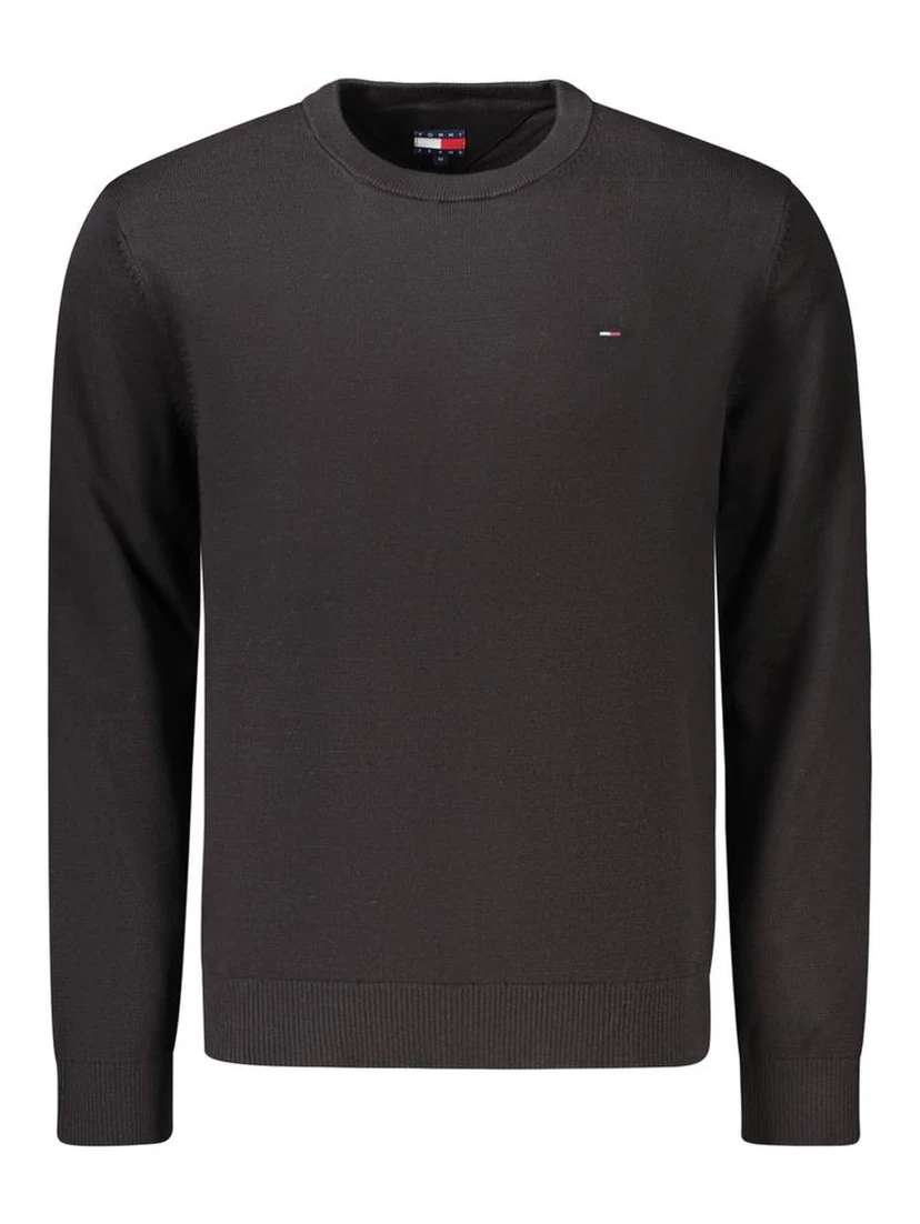 Black Cotton Sweatshirt