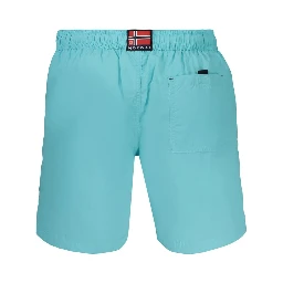 Blue Polyamide Swim Shorts