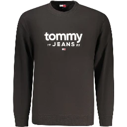 Black Cotton Sweatshirt