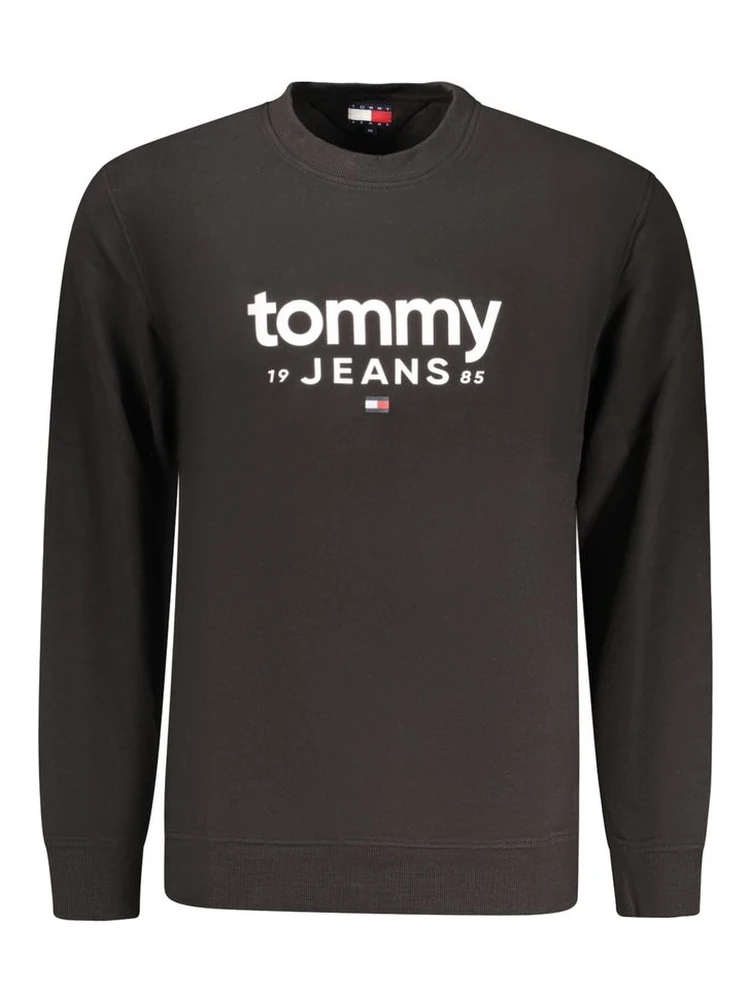 Black Cotton Sweatshirt