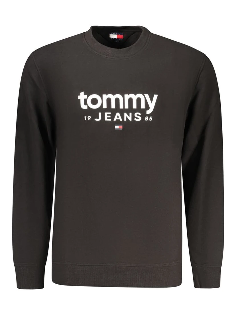 Black Cotton Sweatshirt