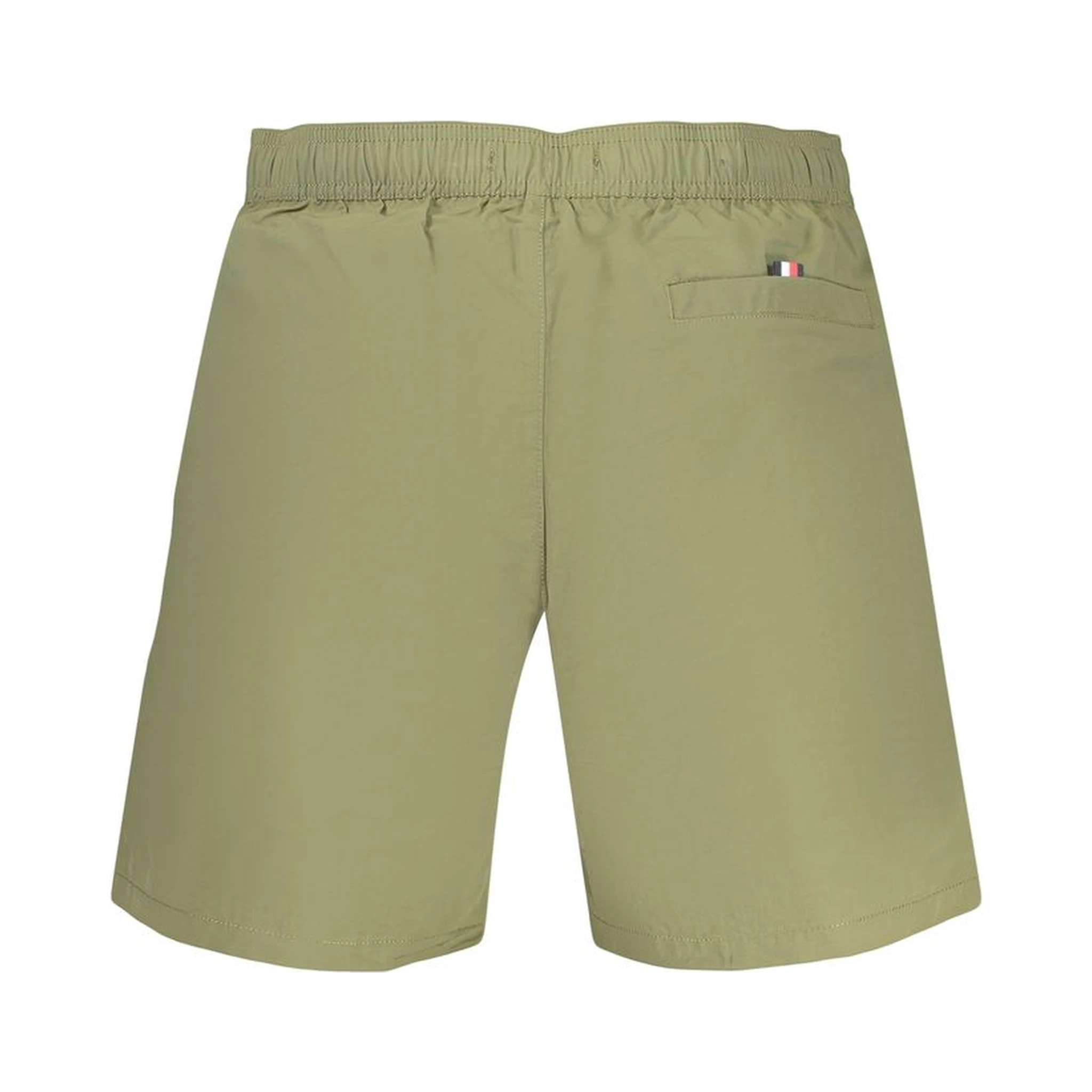 Green Polyester Swim Shorts
