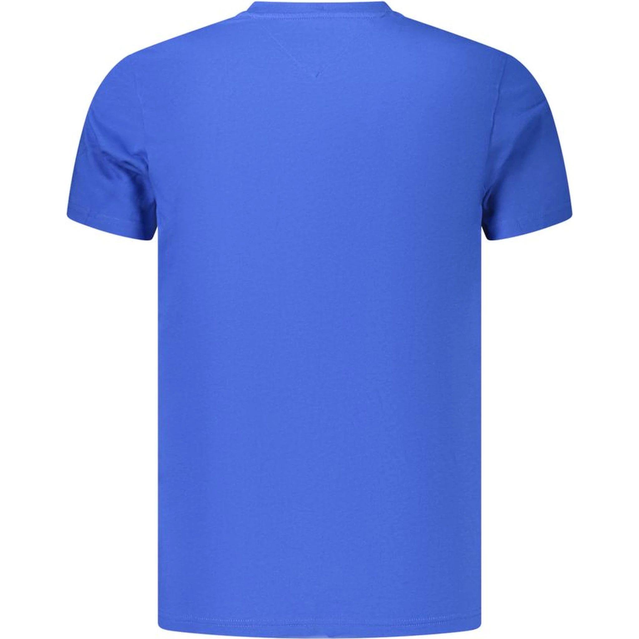 Blue Cotton Men's T-Shirt